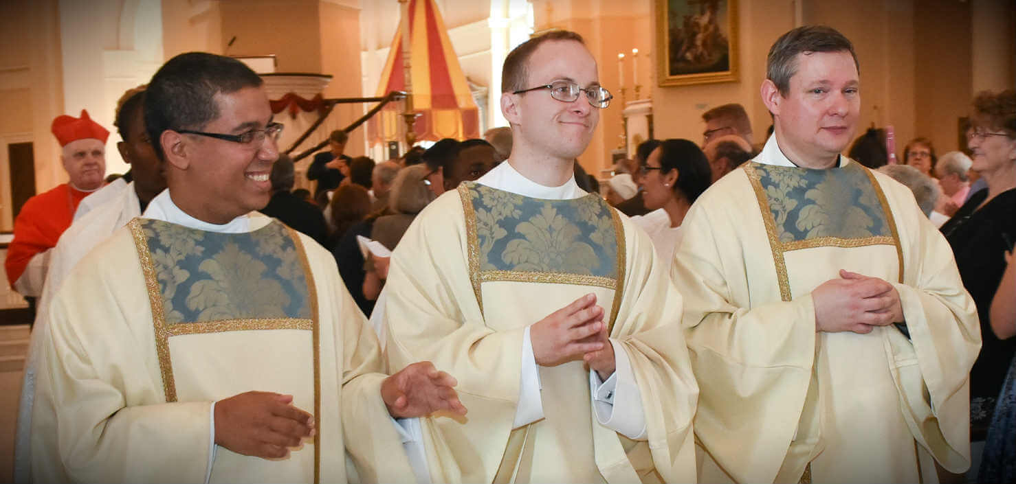 Three ordained to transitional diaconate for Archdiocese of Baltimore