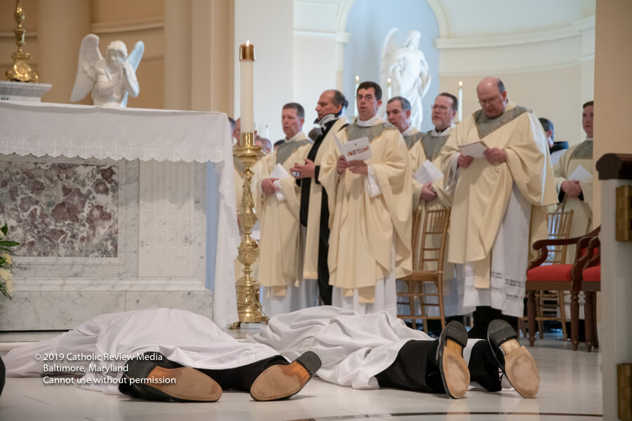 Archbishop Lori Calls Four New Transitional Deacons To Be - 