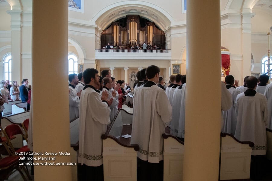 Archbishop Lori Calls Four New Transitional Deacons To Be - 