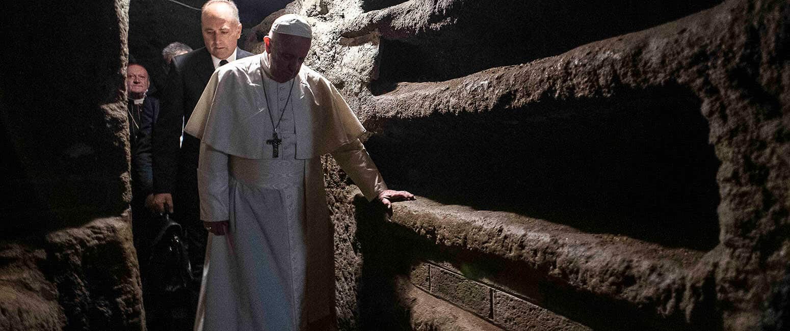 Celebrating Mass In Catacombs, Pope Recalls All Persecuted Christians ...