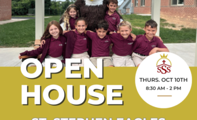 St. Stephen School Open House flyer