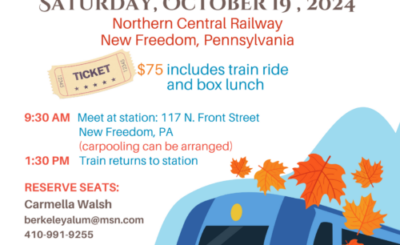 Fall Foliage Train Ride flyer