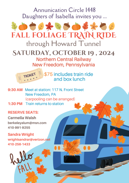 Fall Foliage Train Ride flyer