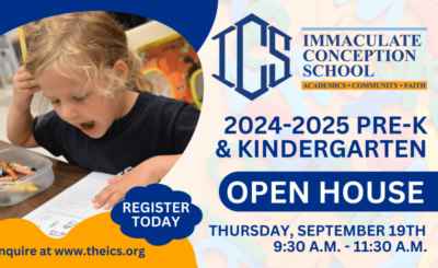 Pre-K & Kindergarten Open House flyer