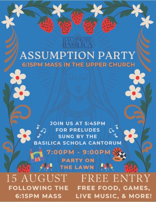 Feast of the Assumption of Our Lady flyer