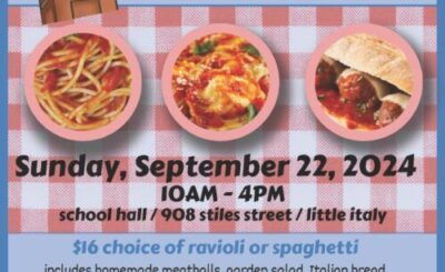 St. Leo's Carryout Ravioli Dinner flyer