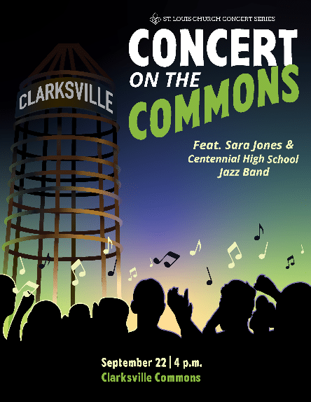 Jazz on the Commons flyer