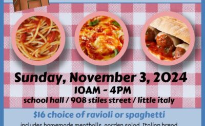 St. Leo's Carry Out Only Ravioli & Pasta Dinner flyer