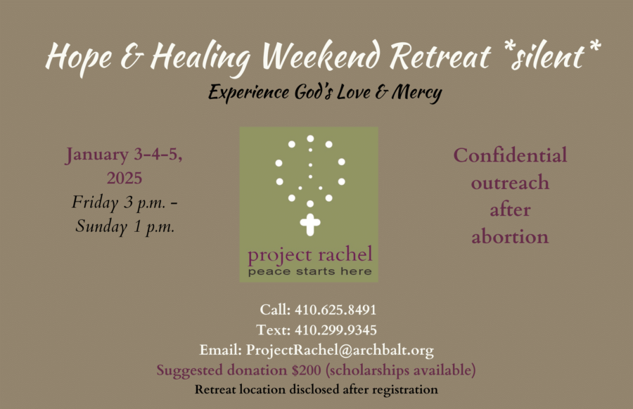 Project Rachel Retreat flyer