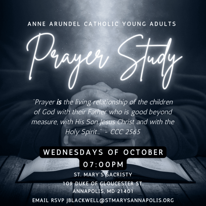 prayer study flyer