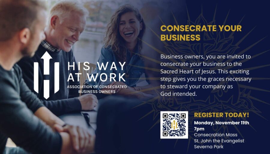 consecrate your business flyer