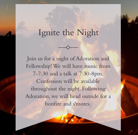 Ignite the Night flyer