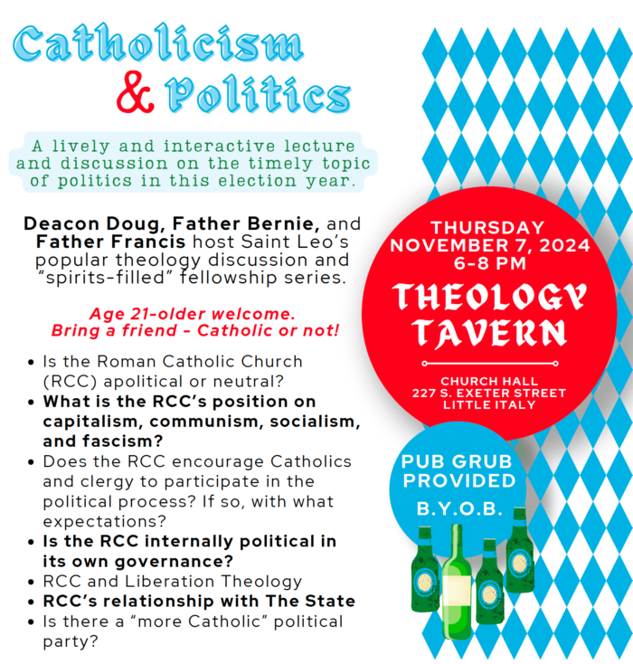 theology tavern flyer