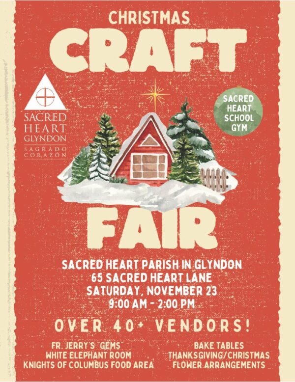 Christmas craft fair flyer