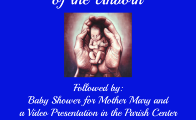 Prayer Service for Life of the Unborn flyer