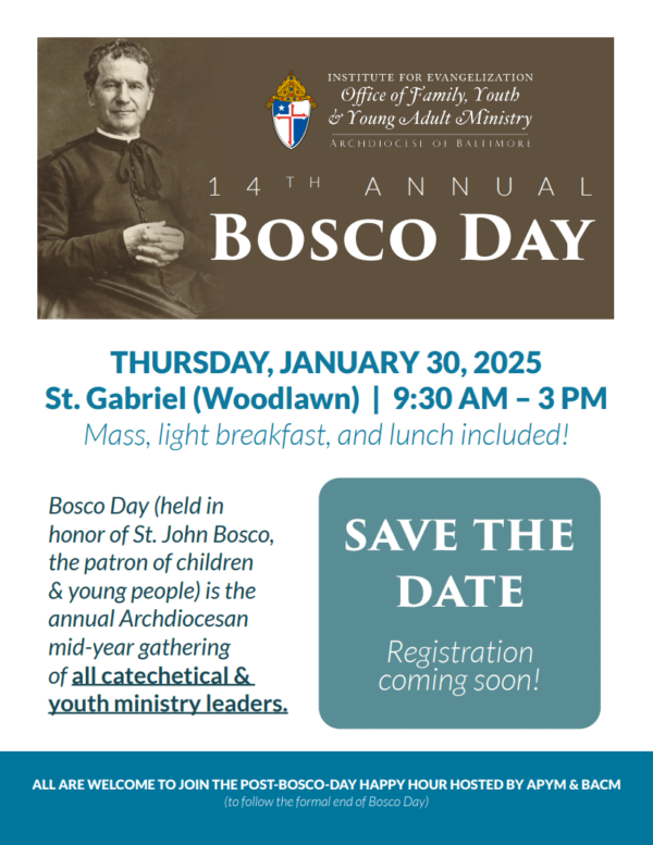 14th annual bosco day flyer