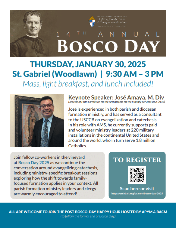 14th annual bosco day flyer