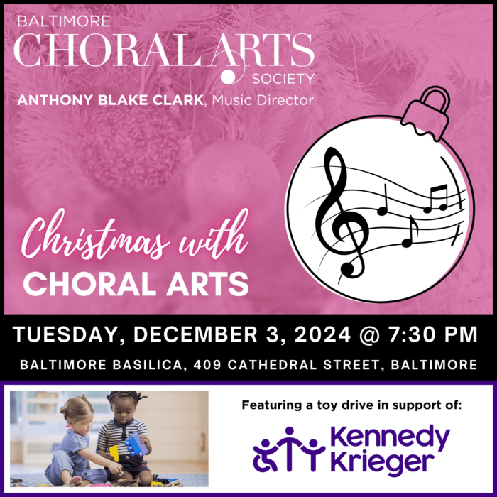 Christmas with Choral Arts flyer