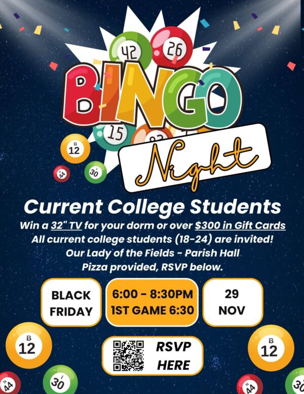 College Student Bingo Night