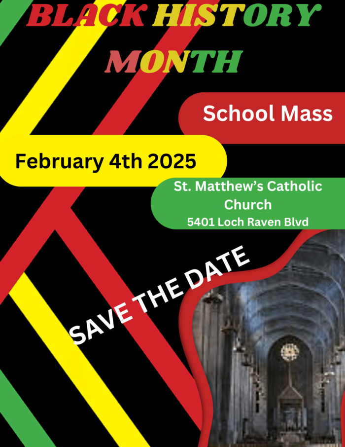 black history month school mass