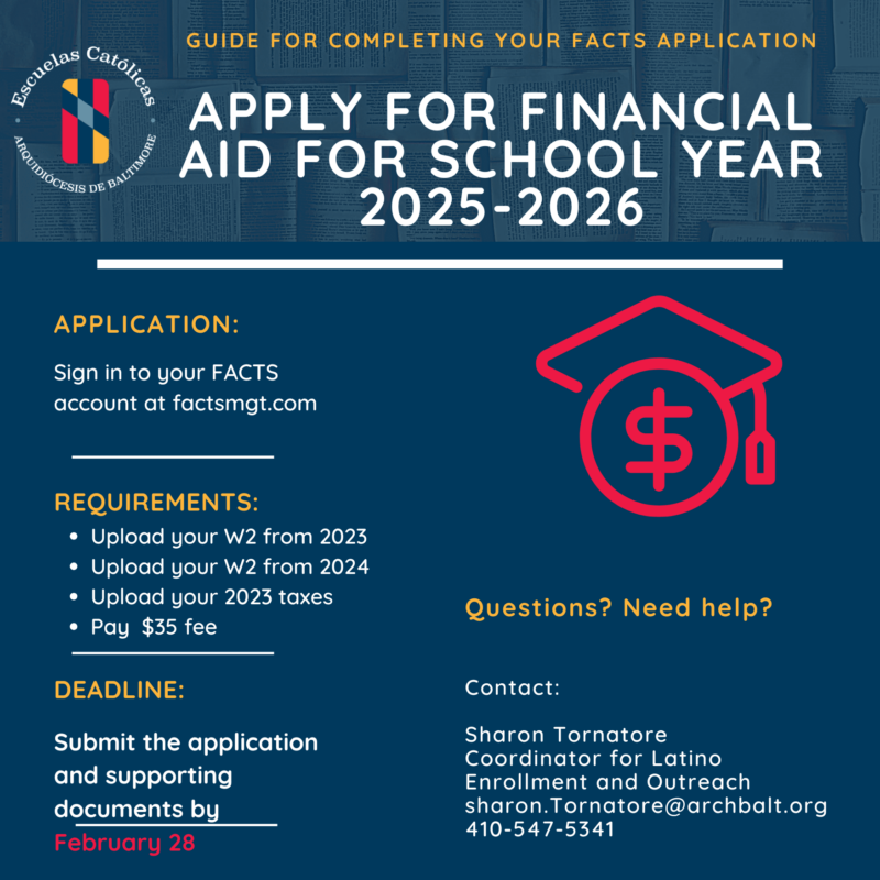 apply for financial aid flyer