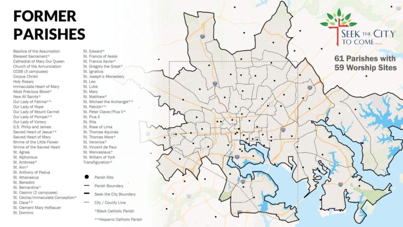 former parishes map