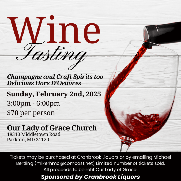 wine tasting flyer