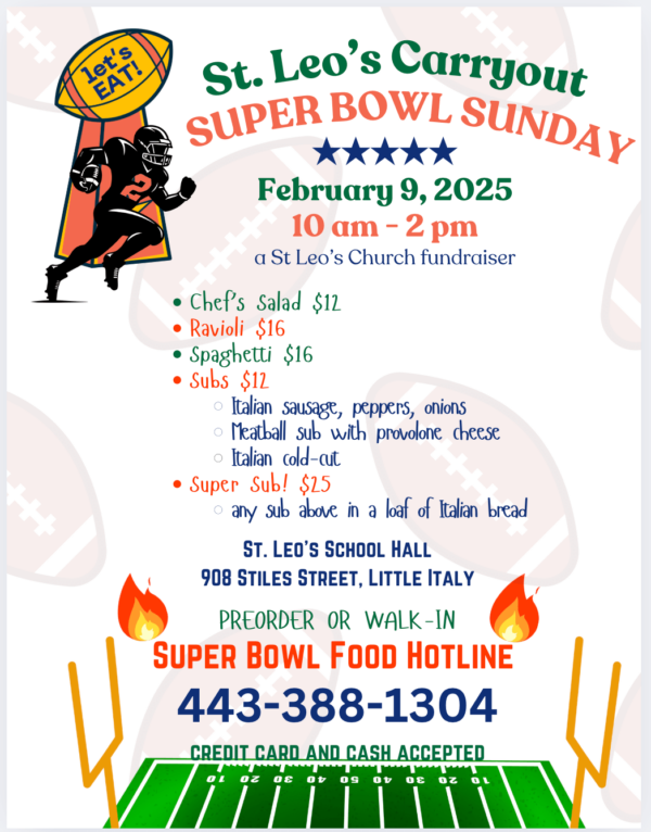 superbowl carryout flyer