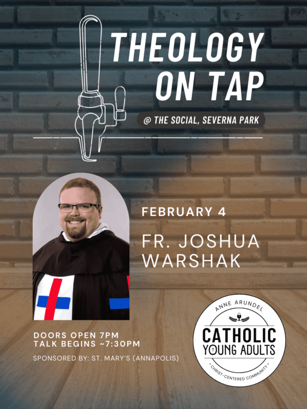 theology on tap flyer