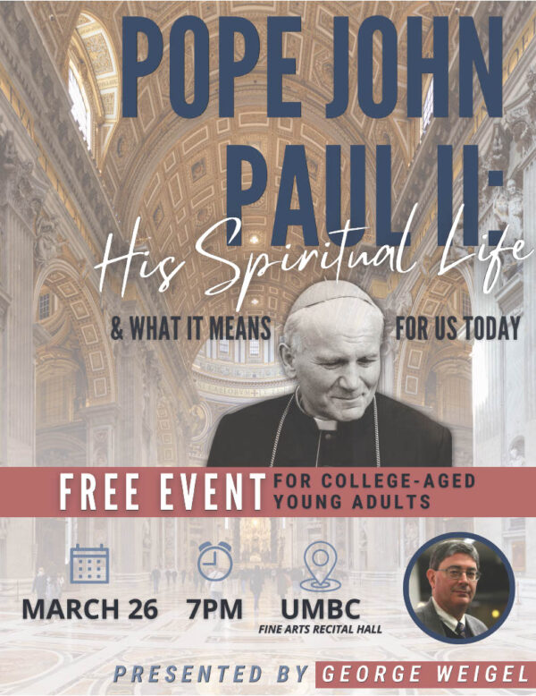 Pope John Paul II flyer