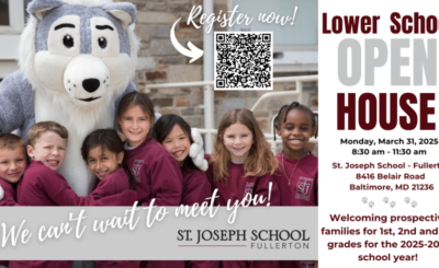 St. Joseph School Open House flyer