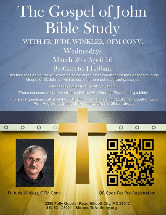 lenten bible study course flyer