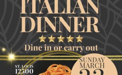 italian dinner flyer