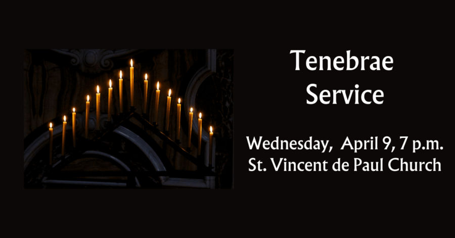 tenebrae service flyer